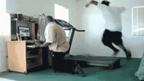 Inbound treadmill